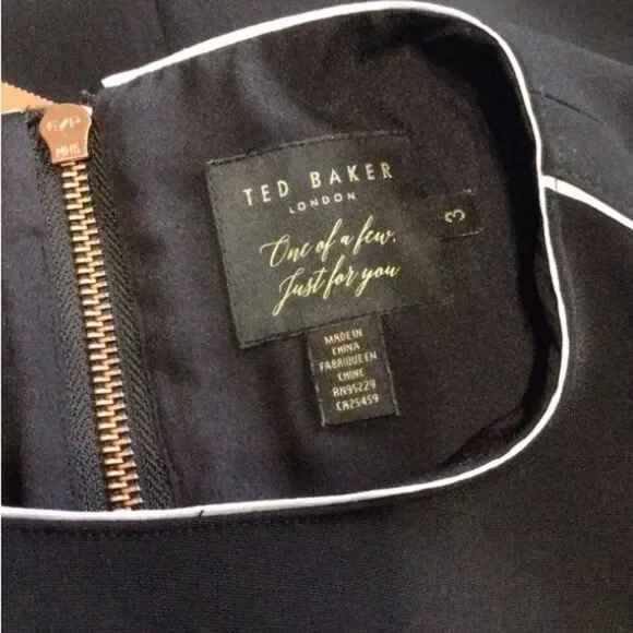 Ted Baker Artiro Asymmetrical Tunic Dress EUC (TB 3-US 8) - Picture 6 of 9